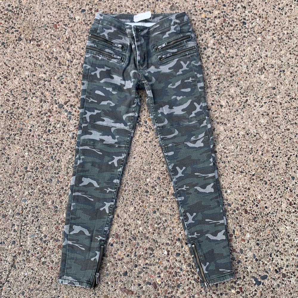 Free People Lennon camo skinny jeans